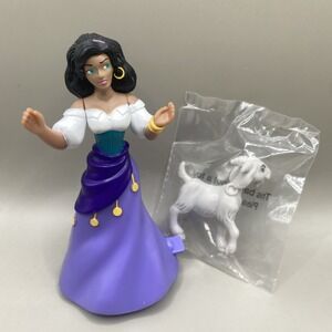 Vtg 1996 Burger King Disney Hunchback of Notre Dame Esmerelda and Djali The Goat